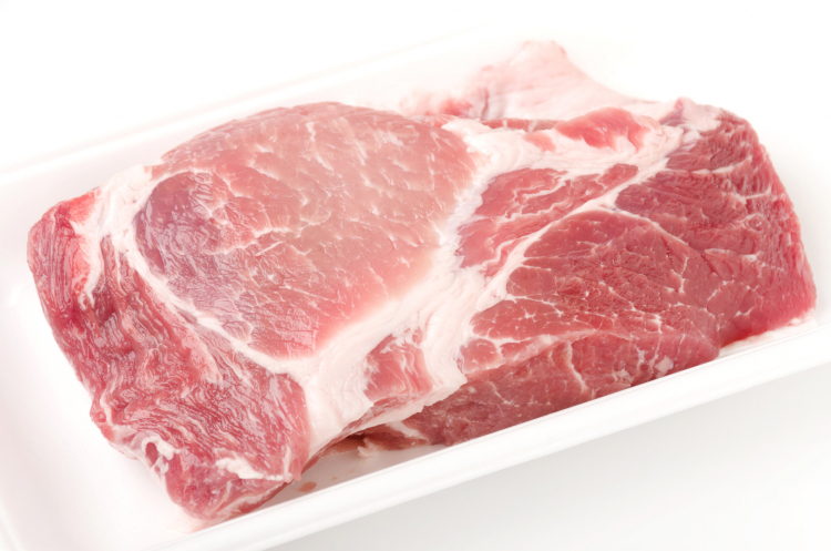 豚ブロック肉　冷蔵保存