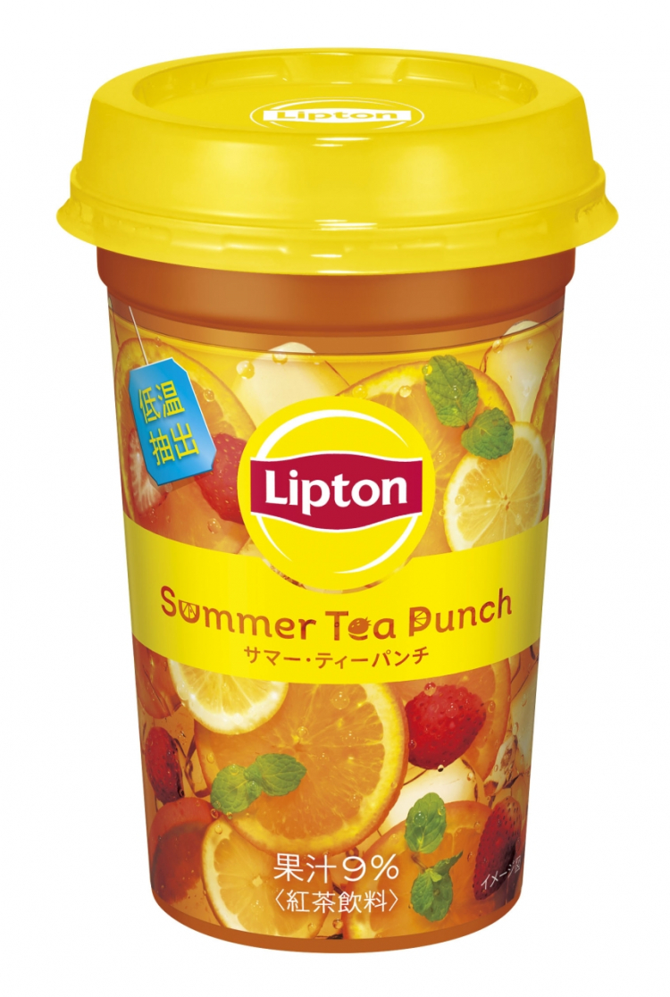 リプトンから果汁たっぷりのフルーツティー新登場！6月25日からローソンで先行発売