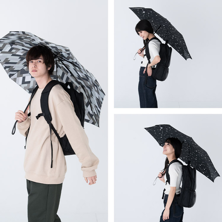 バックパックを雨から守る！後ろが長めの傘が 「Wpc.」から登場