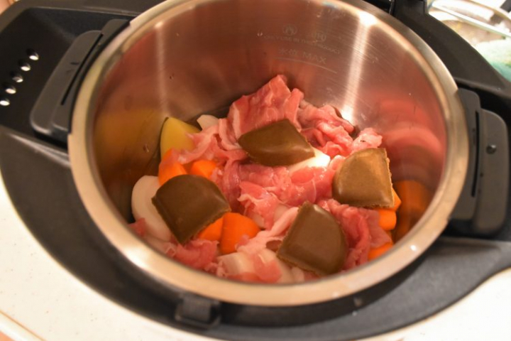 ホットクック カレー 無水調理