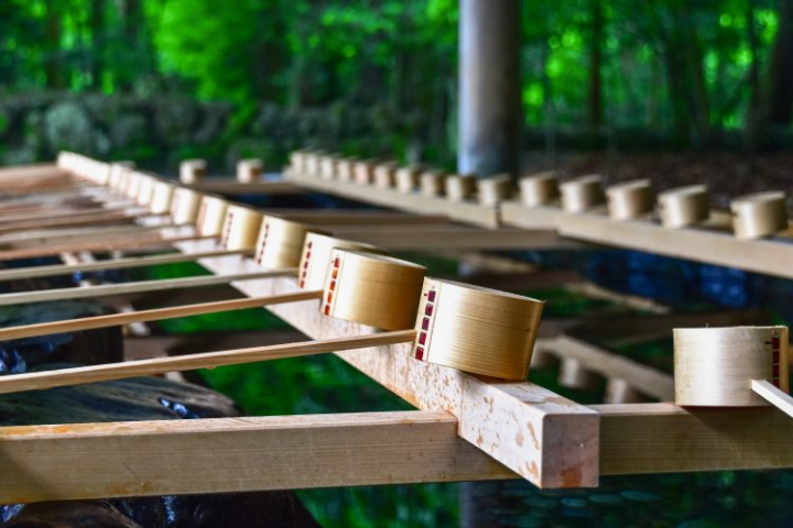 神社 初詣 手水