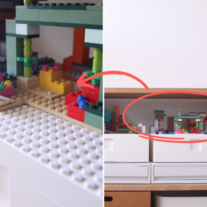 LEGO収納にはコレ！IKEAとコラボ「ビッグレク」なら無印シェルフにもぴったり【本日のお気に入り】