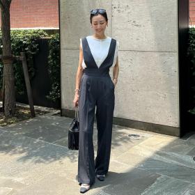 残暑から秋冬までずっと活躍！「きれいめサロペット」大人の着こなしを大調査